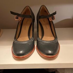 Clarks blue Mary Jane’s